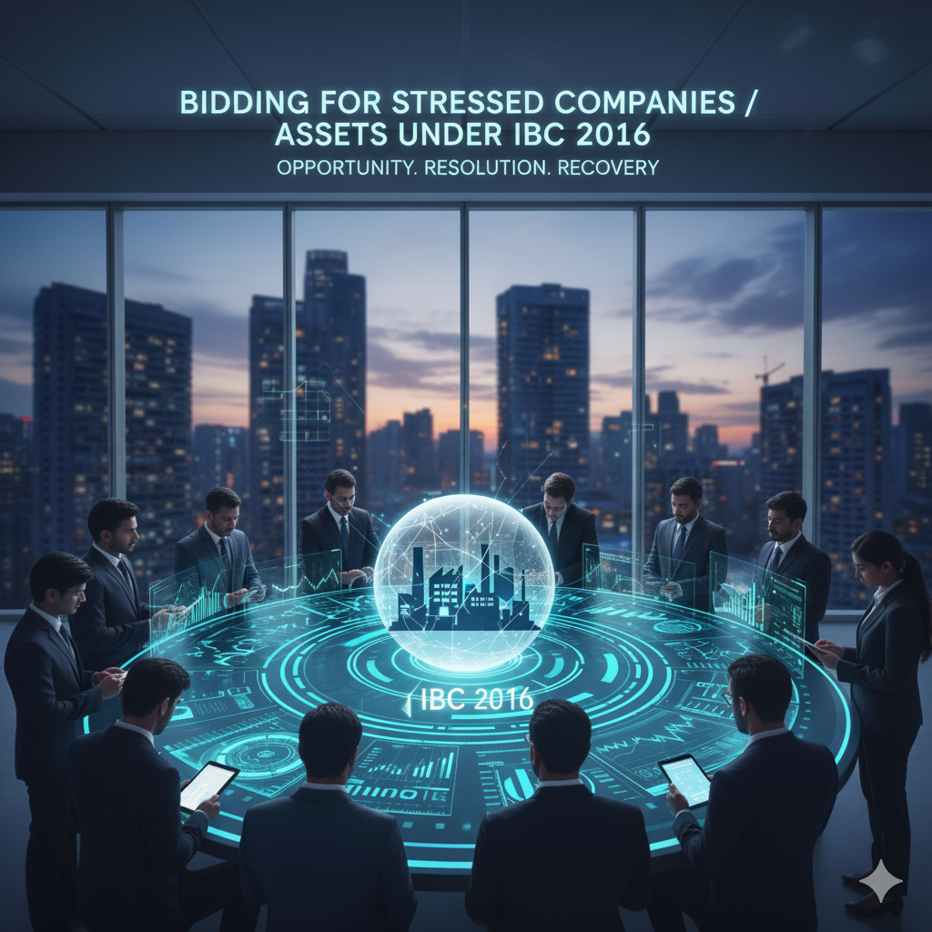 Investor Guide for bidding Stressed Companies / Assets under IBC 2016